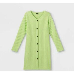 ART Class Girls' Cozy Pullover Long Sleeve Dress Light Green Size M, L, XL